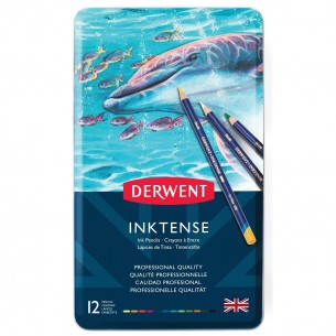 Inktense Pencils - Tin of 12