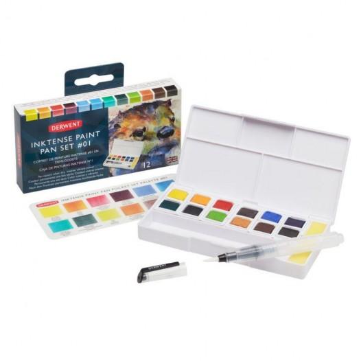 Inktense Paint Pan Set No.1 (12pc)