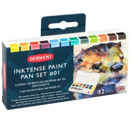 Inktense Paint Pan Set No.1 (12pc)