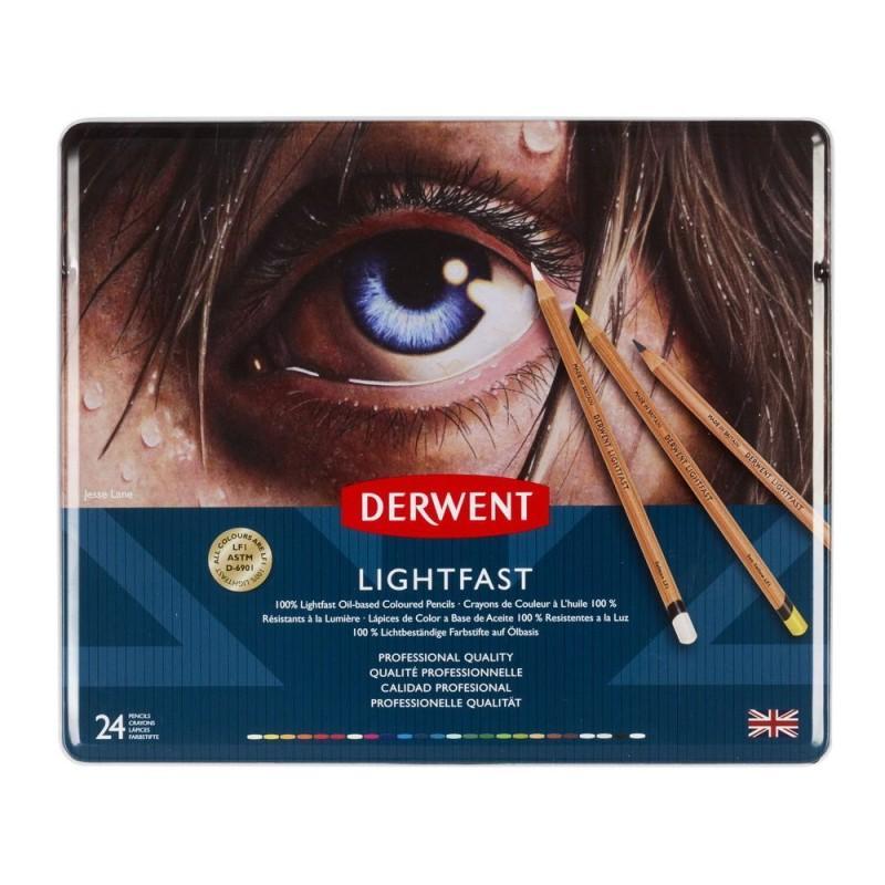 Lightfast Colour Pencil Tin (24pc)