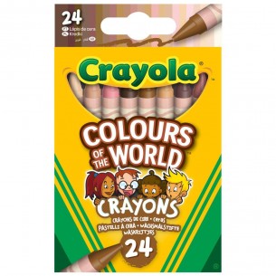 Colours of the World: Crayons - Pack of 24