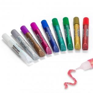 Washable Glitter Glue - Pack of 9