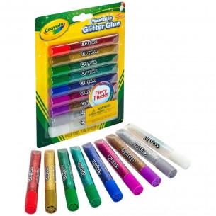 Washable Glitter Glue - Pack of 9