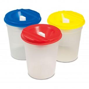 Non-Spill Paint Pots - Pack of 3 Non-Spill Paint Pots - Pack of 3