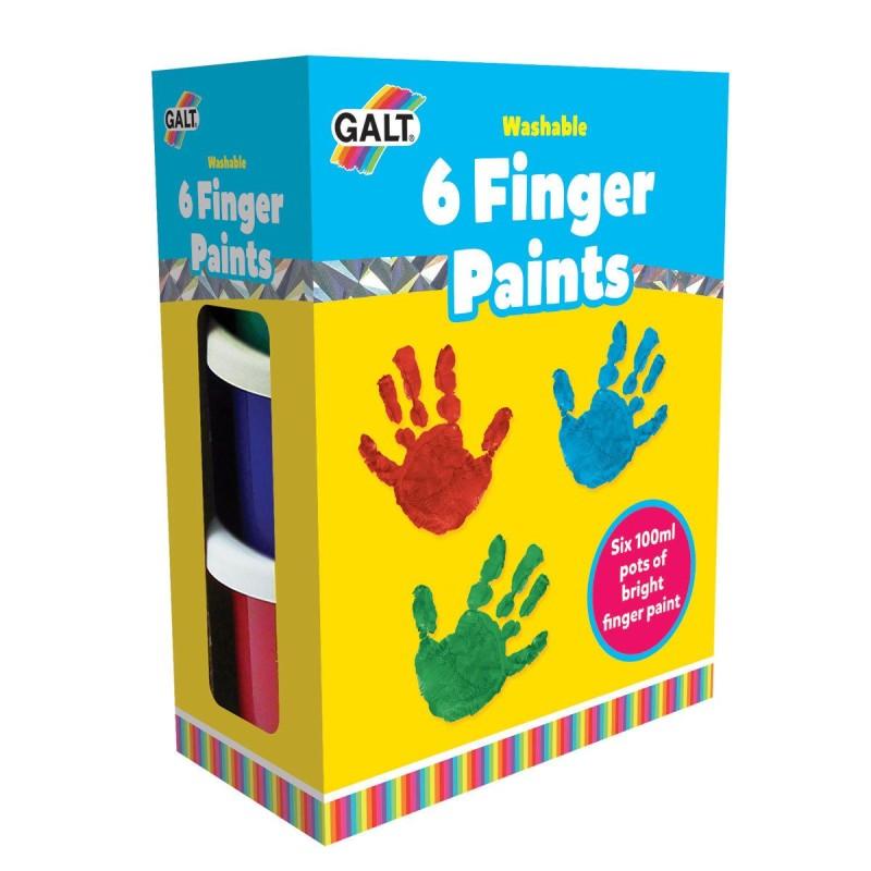 Washable Finger Paints (6 x 100ml)