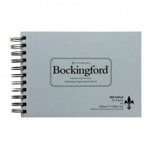 Bockingford Pad : Spiral : 5x7in : 140lb (300gsm) Hot Press : 12s