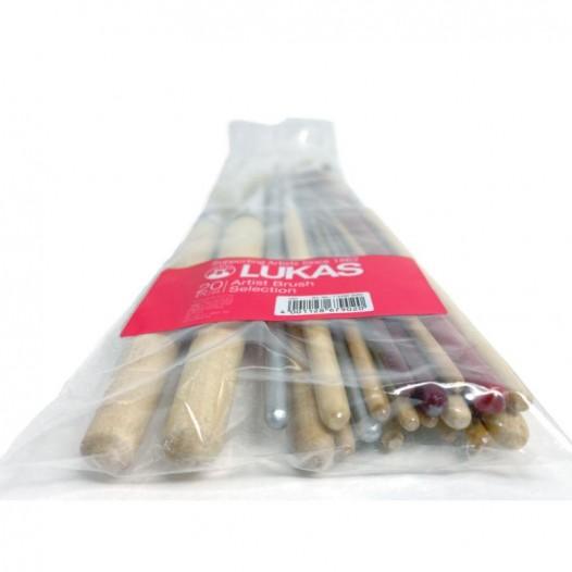 Assorted Lukas Brush Collection (20pc) Assorted Lukas Brush Collection (20pc)