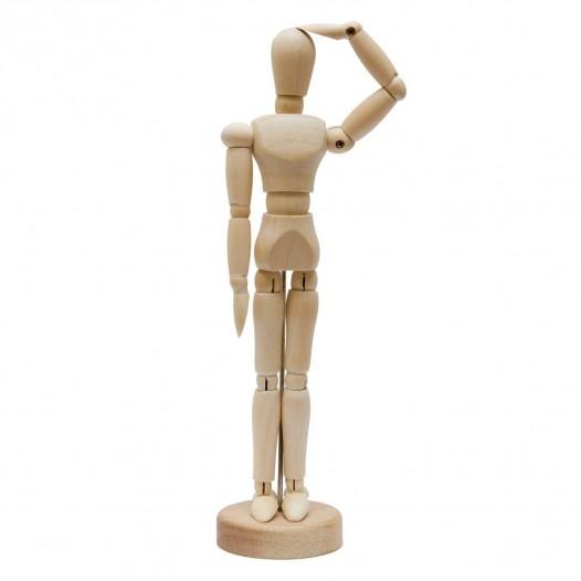 Wooden Mannequin Figure - 12"