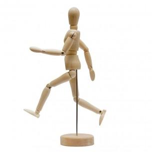 Wooden Mannequin Figure - 12"