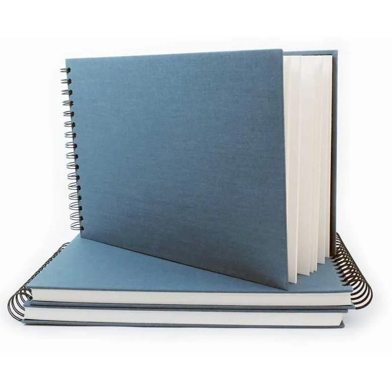Hardback Watercolour Book- NOT (350gsm, A4 Landscape)