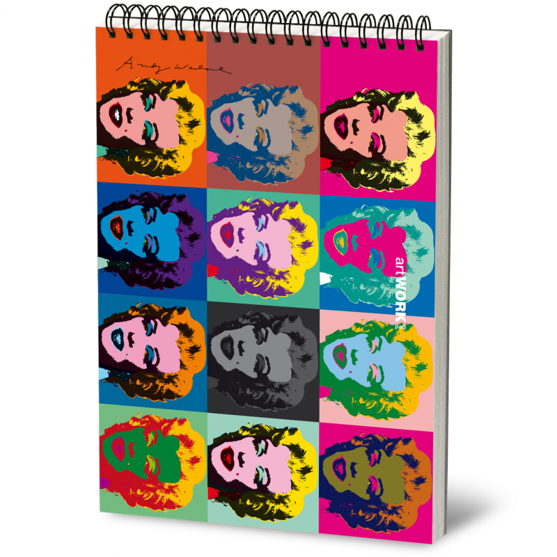 artWORK Spiral Pad - MARKER: Warhol (24 x 33cm)