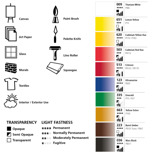 System3 Acrylic Colour: Introduction Set (10 x 22ml)