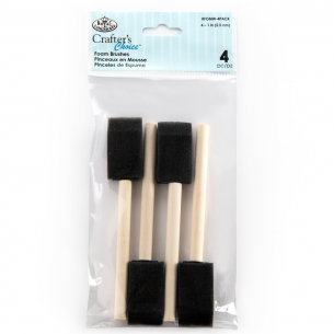 1" Foam Brush Pack (4pc) 1" Foam Brush Pack (4pc)