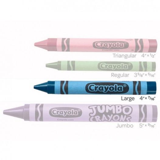 Ultra Clean Large Washable Crayons - Pack of 8