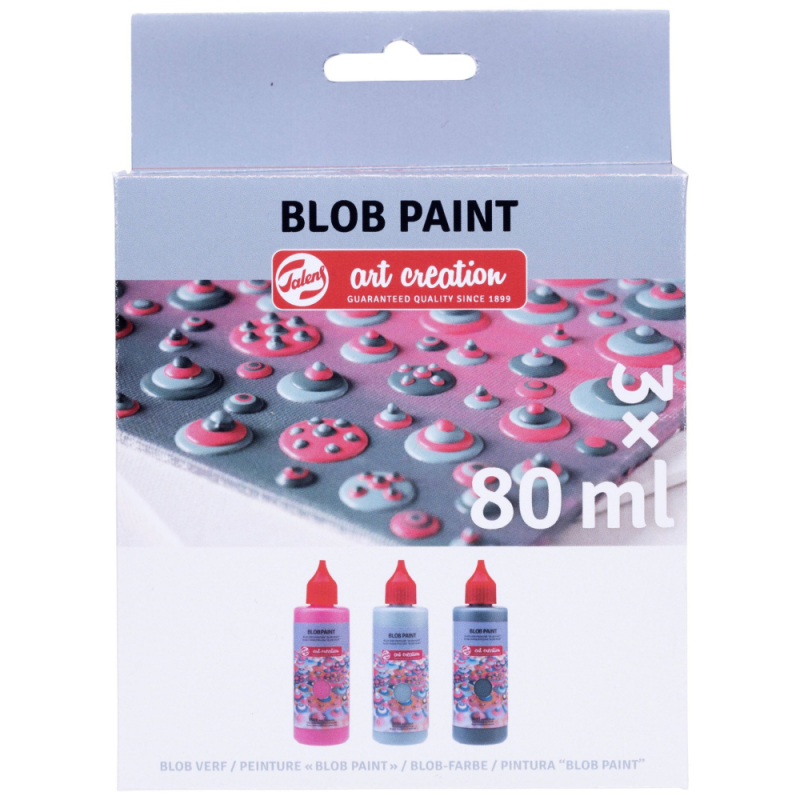 Art Creation Blob Paint Set: Pinks (3 x 80ml)