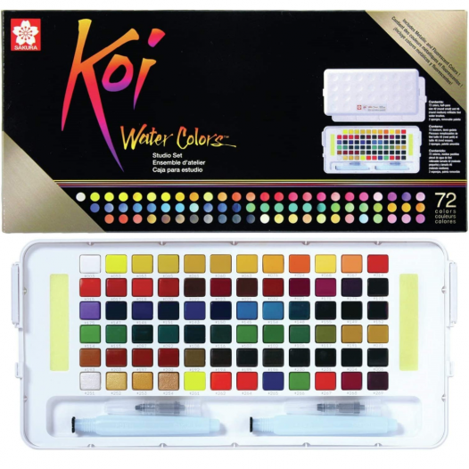 Sakura Koi Watercolour Studio Set - Set of 72HP