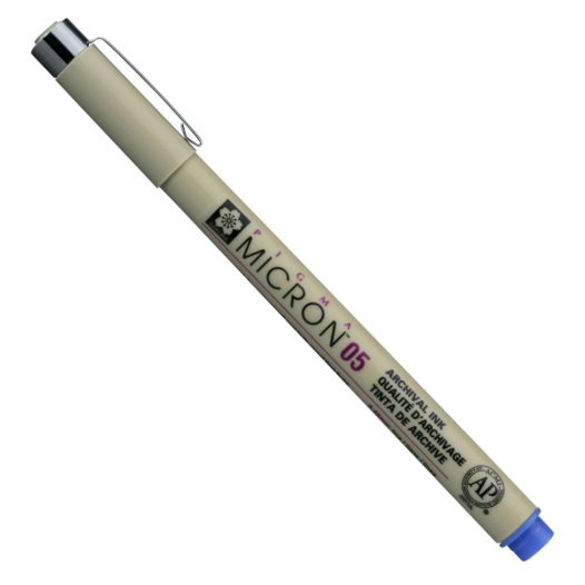 Pigma Micron Blue Fineliner 05 Pigma Micron Blue Fineliner 05