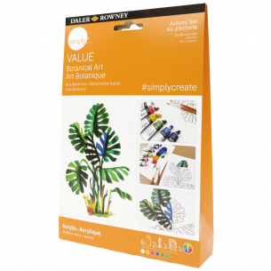 Simply Value: Acrylic Activity - Botanical