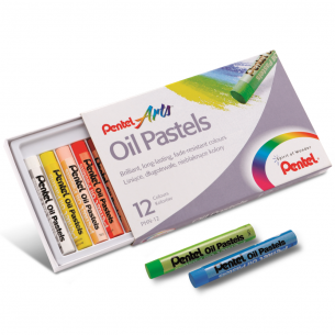 Assorted Oil Pastel Set (12pc)
