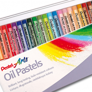 Pentel Arts Oil Pastels - Set of 25