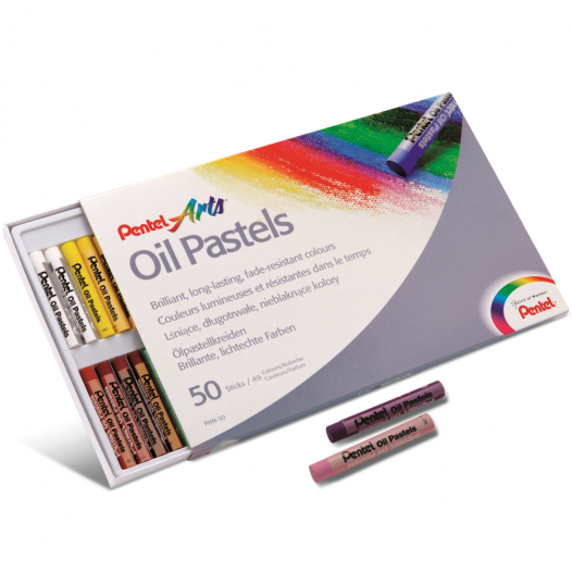 Assorted Oil Pastel Set (50pc)