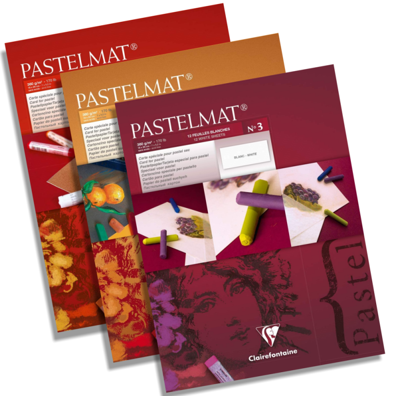 Clairefontaine Pastelmat Pads 360gsm (18 x 24cm) | Cowling & Wilcox Ltd.