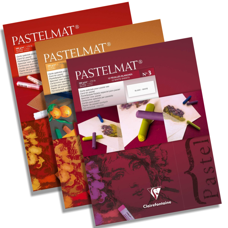 Clairefontaine PastelMat Pads - 6 Pad Choices In Assorted Colours