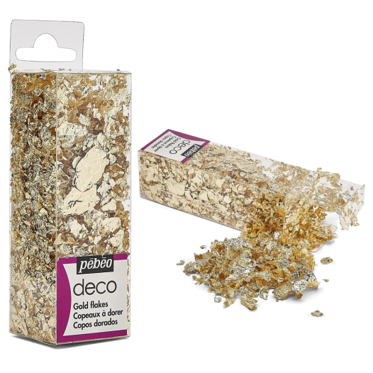 Pebeo Deco Flakes: Gold Pebeo Deco Flakes: Gold