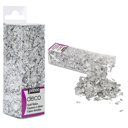 Pebeo Deco Flakes: Silver