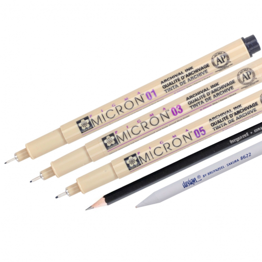 Sakura Pigma Micron® Brown Pens – Zentangle