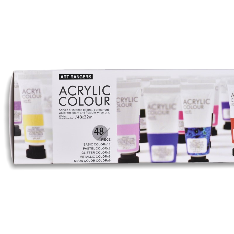 Art Rangers Acrylic Colour Set (48 x 22ml)