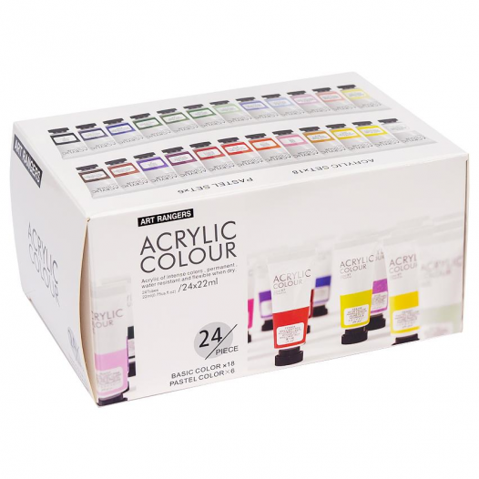 Art Rangers Acrylic Colour Set (24 x 22ml)