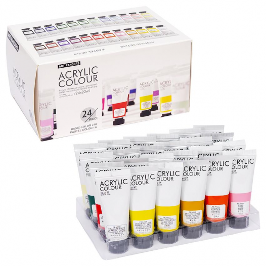 Art Rangers Acrylic Colour Set (24 x 22ml)