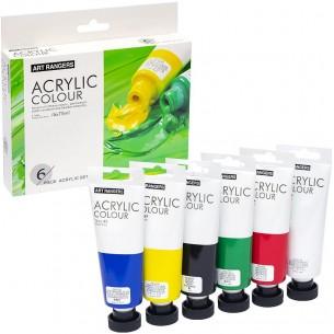 Art Rangers Acrylic Colour Set (6 x 75ml)