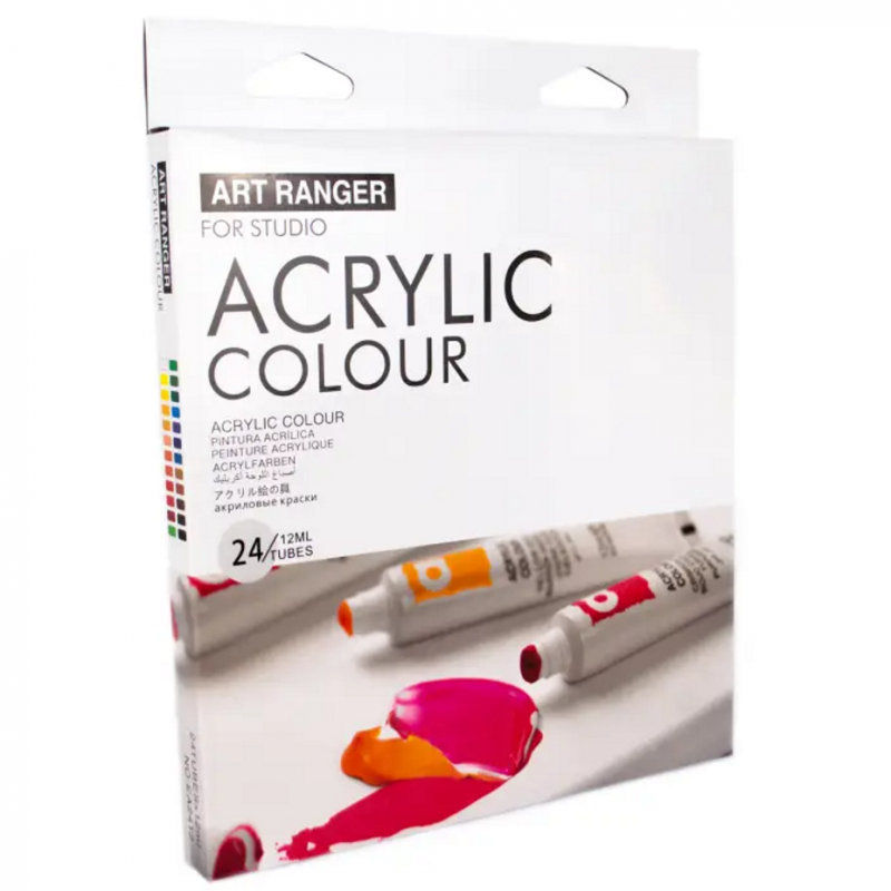 RayArt  Set Peinture a l'huile 24 tubes*12ml Art Ranger