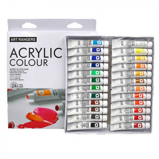 Art Rangers Acrylic Colour Set (24 x 12ml)