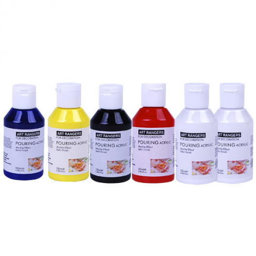 Acrylic Colour Basic Pouring Set (6 x 100ml) Acrylic Colour Basic Pouring Set (6 x 100ml)
