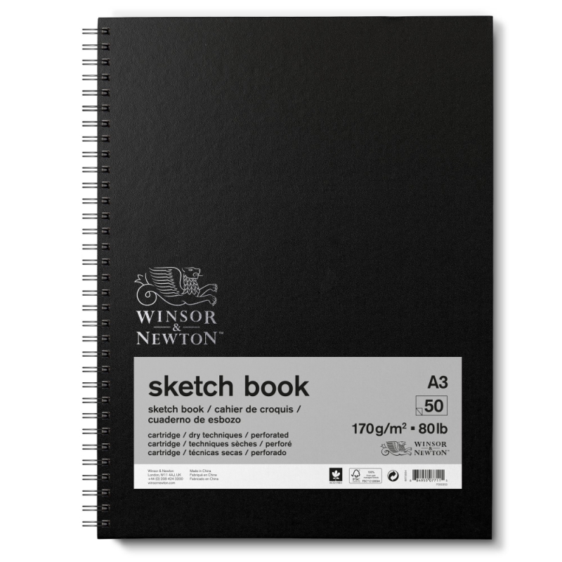 Winsor & Newton Heavyweight Wire-O Spiral Sketchbooks (170gsm)