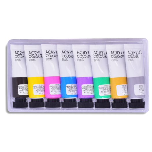 Acrylic Colour Metallic Set (8 x 22ml)