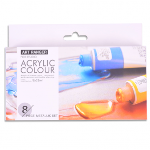 Acrylic Colour Metallic Set (8 x 22ml)