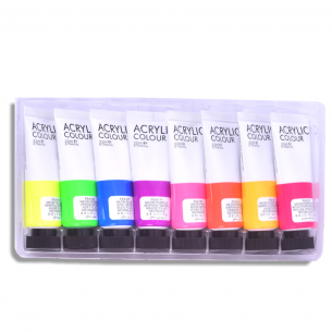 Acrylic Colour Neon Set (8 x 22ml)