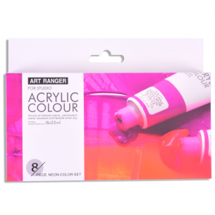 Acrylic Colour Neon Set (8 x 22ml)