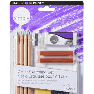 Daler-Rowney Simply Artist Sketching Set (13pc) Daler-Rowney Simply Artist Sketching Set (13pc)