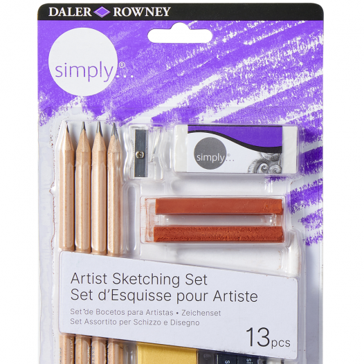 Daler-Rowney Simply Artist Sketching Set (13pc)