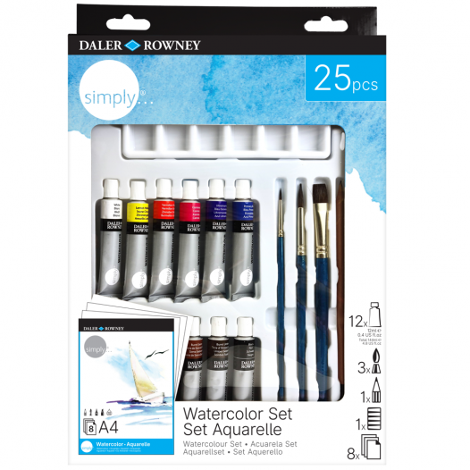 Simply Watercolour Starter Set (25pc)