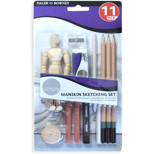 Daler-Rowney Simply Manikin Sketching Set