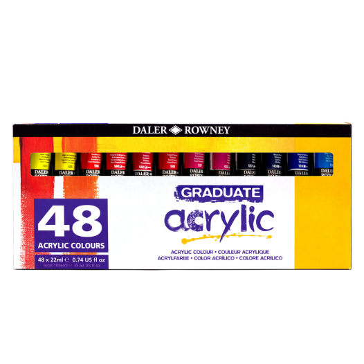 Daler-Rowney Graduate Acrylic Set of 48