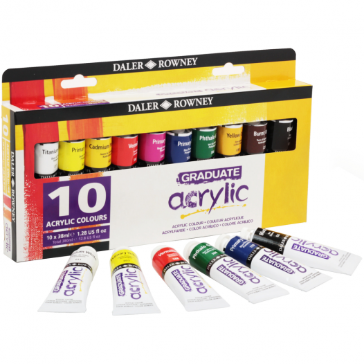 Graduate Acrylics Set (10 x 38ml) Graduate Acrylics Set (10 x 38ml)