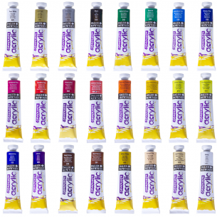 Daler-Rowney Graduate Acrylic Set of 24 Daler-Rowney Graduate Acrylic Set of 24