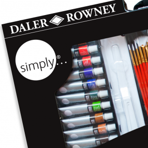 Daler-Rowney Simply Art Studio - with Field Easel (115pc) Daler-Rowney Simply Art Studio - with Field Easel (115pc)